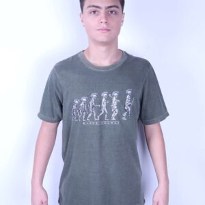 Camiseta Verde Militar - Black Helmet Evolução Alpha