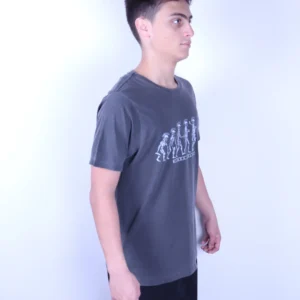 Camiseta Chumbo Estonada - Black Helmet Evolução Alpha